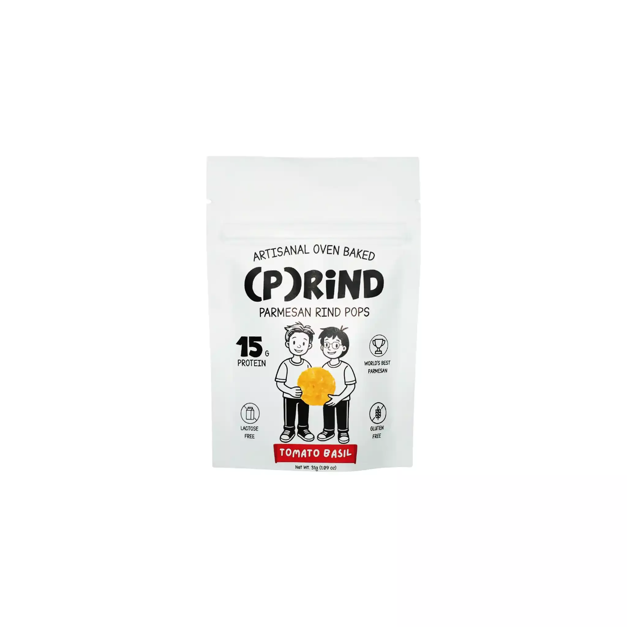 p-rind-parmesan-rind-pops-tomato-basil-62g (P)RIND PARMESAN RIND POPS TOMATO BASIL 62g