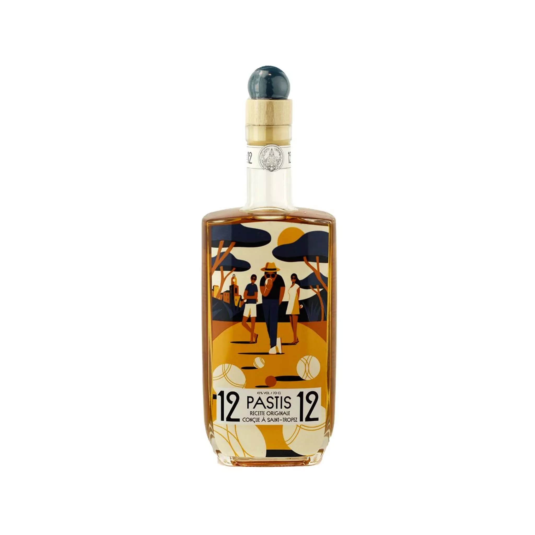 PASTIS 12/12 SAINT-TROPEZ PASTIS 700ml