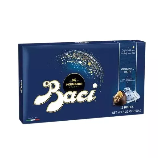 perugina-baci-classic-dark-chocolate-hazelnut-150g-5-29oz PERUGINA Baci Classic Dark Chocolate Hazelnut - 150g (5.29oz)