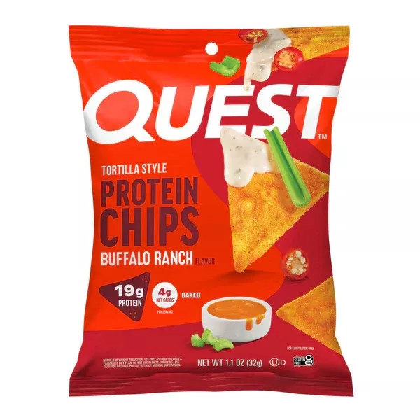 quest-tortilla-style-protein-chips-buffalo-ranch-32g Quest Tortilla Style Protein Chips - Buffalo Ranch - 32g