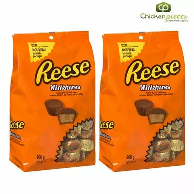 reese-s-miniatures-peanut-butter-cups-candy-900g-1-98lbs Reese's Miniatures PEANUT BUTTER CUPS Candy 900g/1.98Lbs