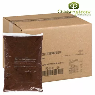 richardson-topping-chocolate-hot-fudge-1l-3-31lbs-8-case-canadian-made Richardson Topping Chocolate Hot Fudge 1L/3.31Lbs (8/Case)-Canadian Made