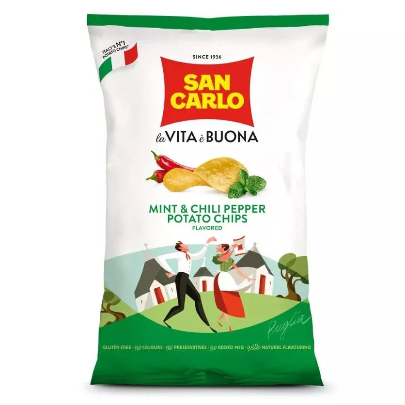 san-carlo-mint-chili-pepper-potato-chips-5-29-oz San Carlo Mint & Chili Pepper Potato Chips, 5.29 oz