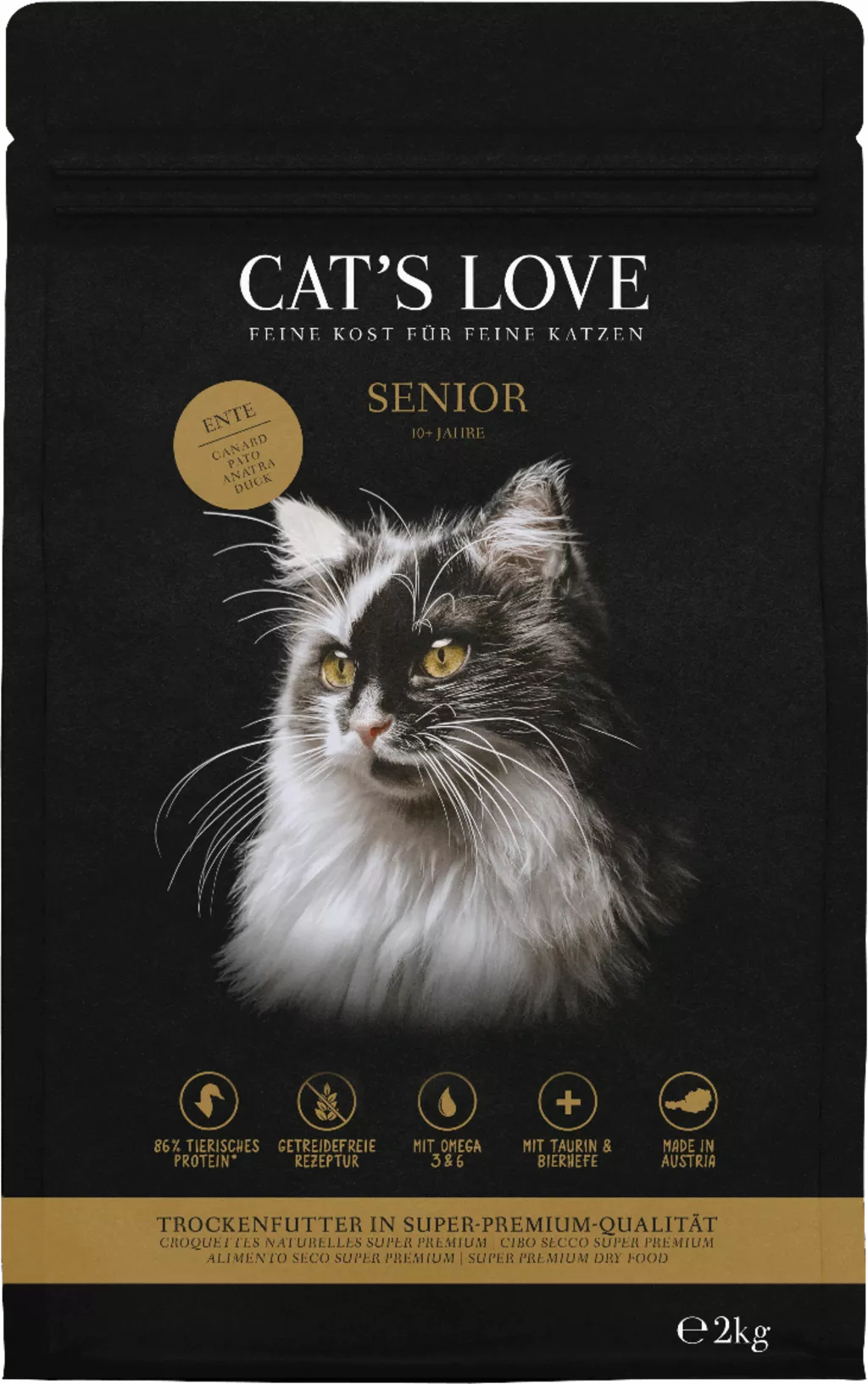 senior-dry-cat-food-duck-2-kg "Senior" Dry Cat Food - Duck 2 kg