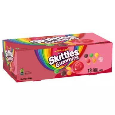 skittles-gummies-original-candy-57g-2oz-18-case Skittles Gummies Original, Candy 57g/2oz (18/Case)