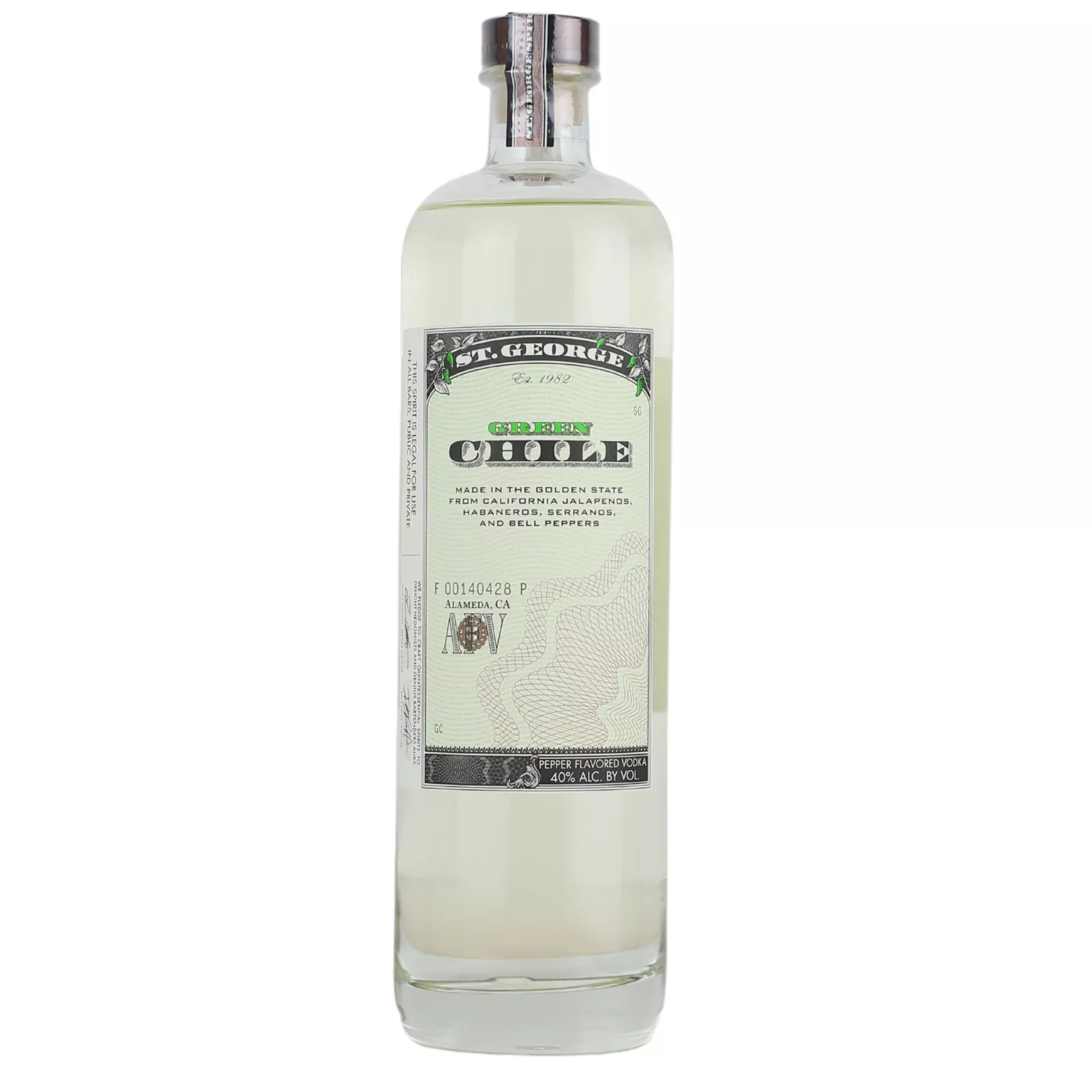 st-george-green-chile-vodka St. George Green Chile Vodka