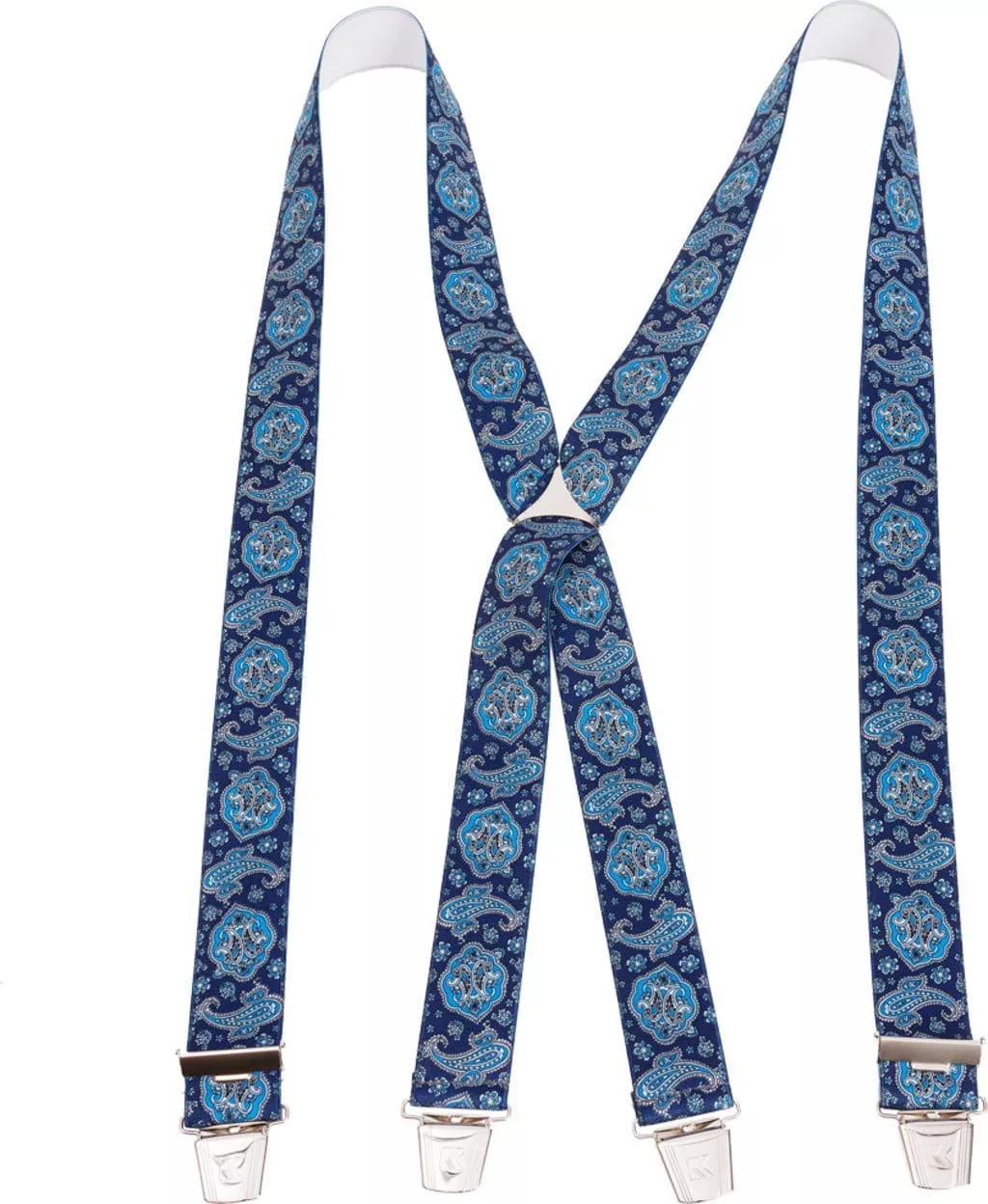 suspenders-paisley-blue-120-cm Suspenders - Paisley Blue 120 cm