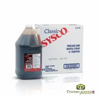 sysco-classic-syrup-pancake-waffle-4-ltr-2-case-8-8-lbs-canadian-made Sysco Classic Syrup Pancake & Waffle 4 LTR (2/Case) - 8.8 lbs - Canadian Made