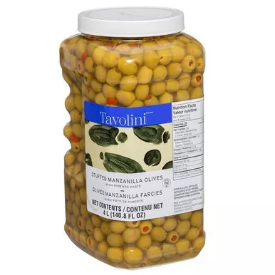 tavolini-stuffed-manzanilla-green-olives-4l-8-45lbs Tavolini Stuffed Manzanilla Green Olives 4L/8.45LBS