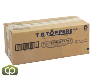 toppers-chopped-snickers-bar-ice-cream-topping-10-lb-bag TOPPERS Chopped SNICKERSÂ Bar Ice Cream Topping - 10 lb Bag
