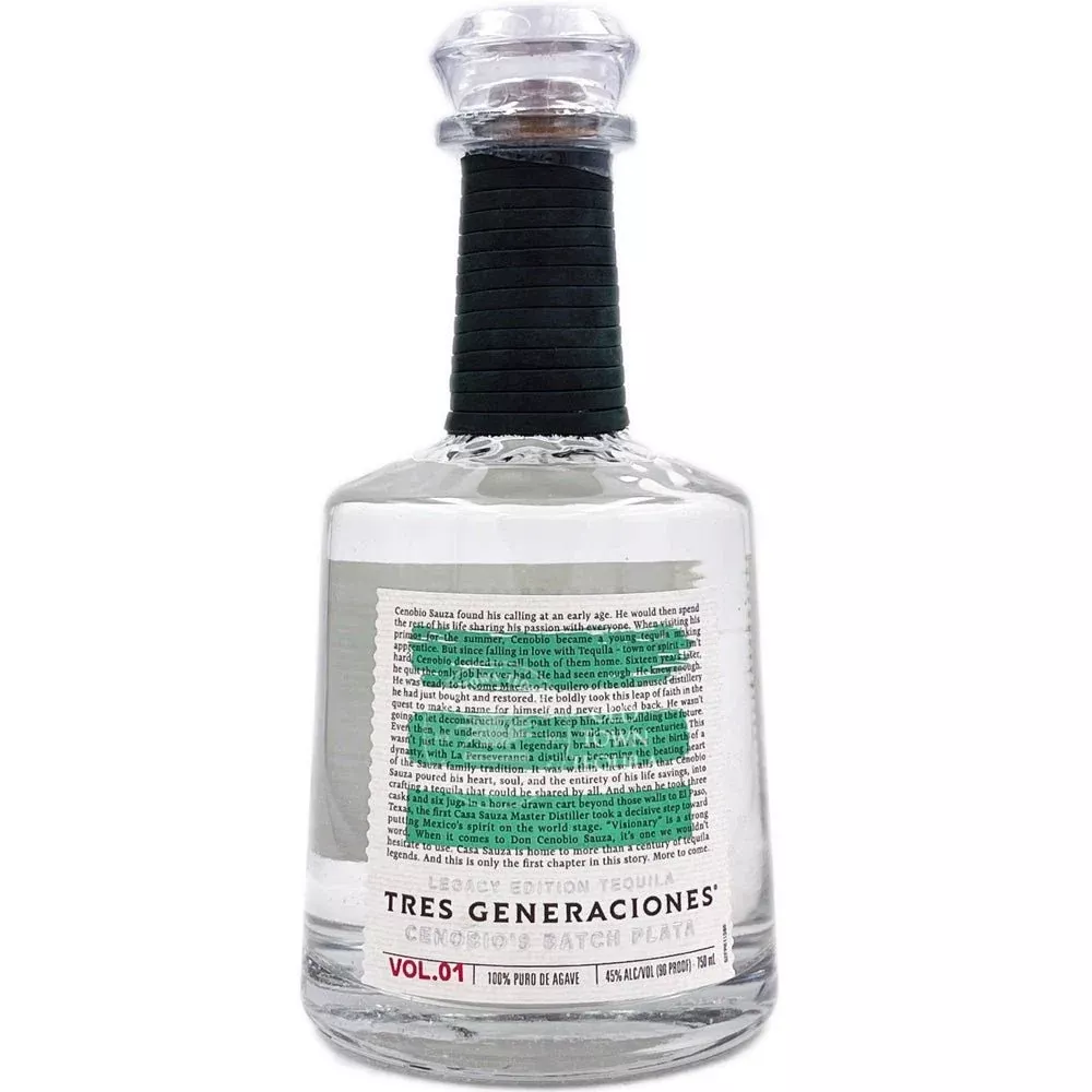 tres-generaciones-plata-cenobio-s-batch-tequila Tres Generaciones Plata Cenobio's Batch Tequila