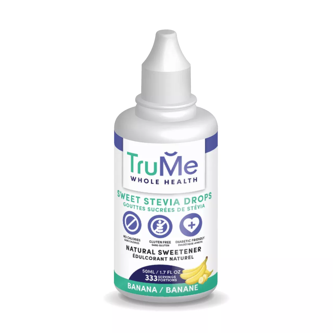 trume-sweet-stevia-drops-banana-50ml Trume - Sweet Stevia Drops - Banana - 50ml