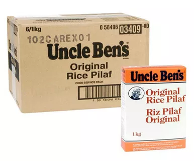 uncle-bens-original-rice-pilaf-1-kg-2-2-lbs-6-case Uncle Bens Original Rice Pilaf 1 KG/2.2 LBS (6/Case)