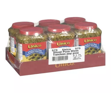 unico-green-sliced-olives-2l-67-oz-6-case-heart-healthy-flavorful Unico Green Sliced Olives 2L/67 oz (6/Case) - Heart-Healthy and Flavorful