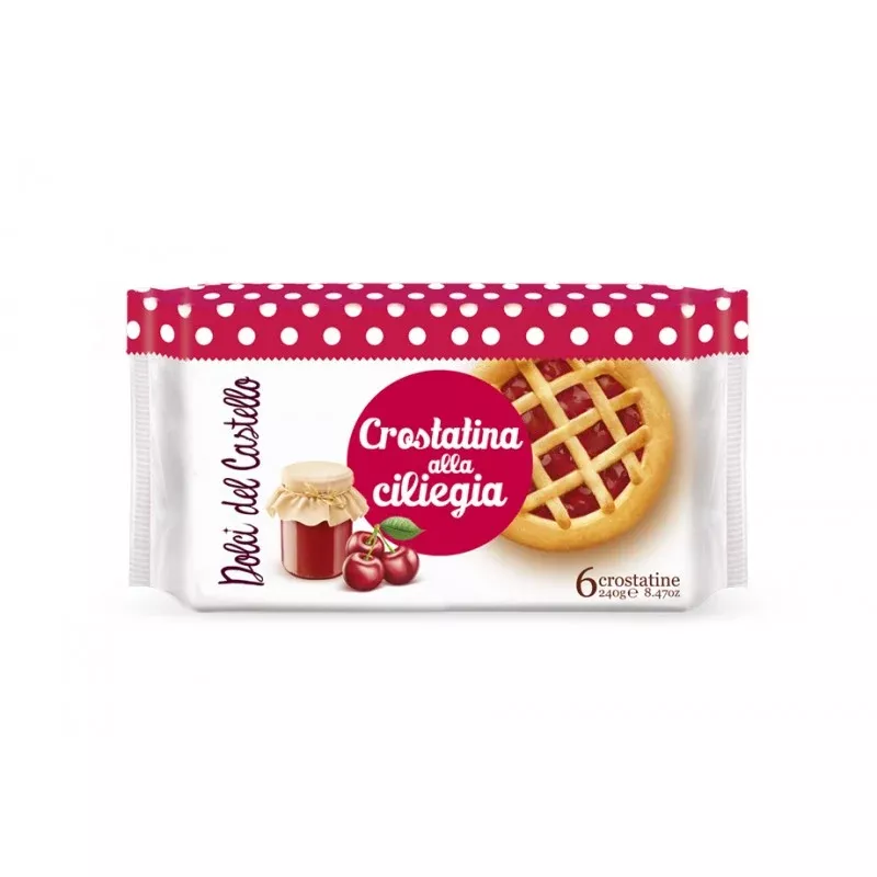 valdenza-crostatina-ciliegia-cherry-cream-tartlet-6-x-8-47-oz Valdenza Crostatina Ciliegia, Cherry Cream Tartlet, 6 x 8.47 oz