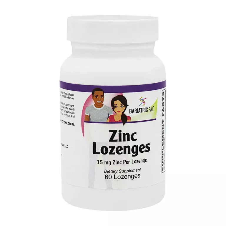 zinc-15mg-vitamin-c-lemon-flavored-lozenges-60-count-by-bariatricpal Zinc 15mg + Vitamin C - Lemon Flavored Lozenges (60 count) by BariatricPal